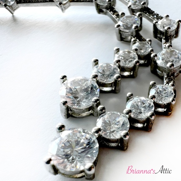 Novecento25 pendant earrings with cubic zirconia 92.5% Sterling Silver - Picture 9 of 9